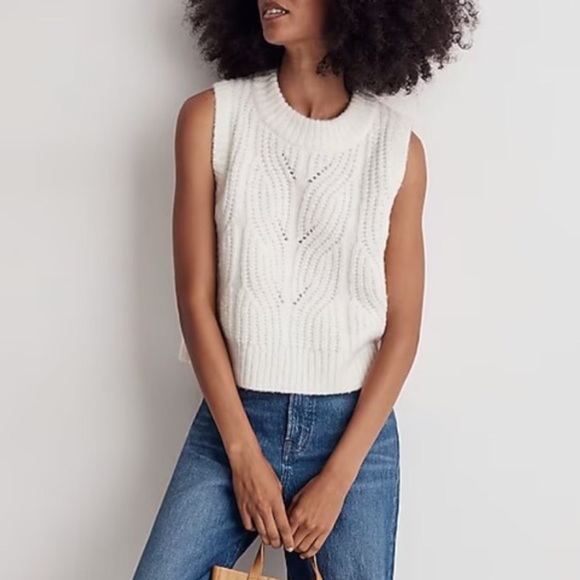 Madewell Sweaters - Madewell Pointelle Knowe sweater vest